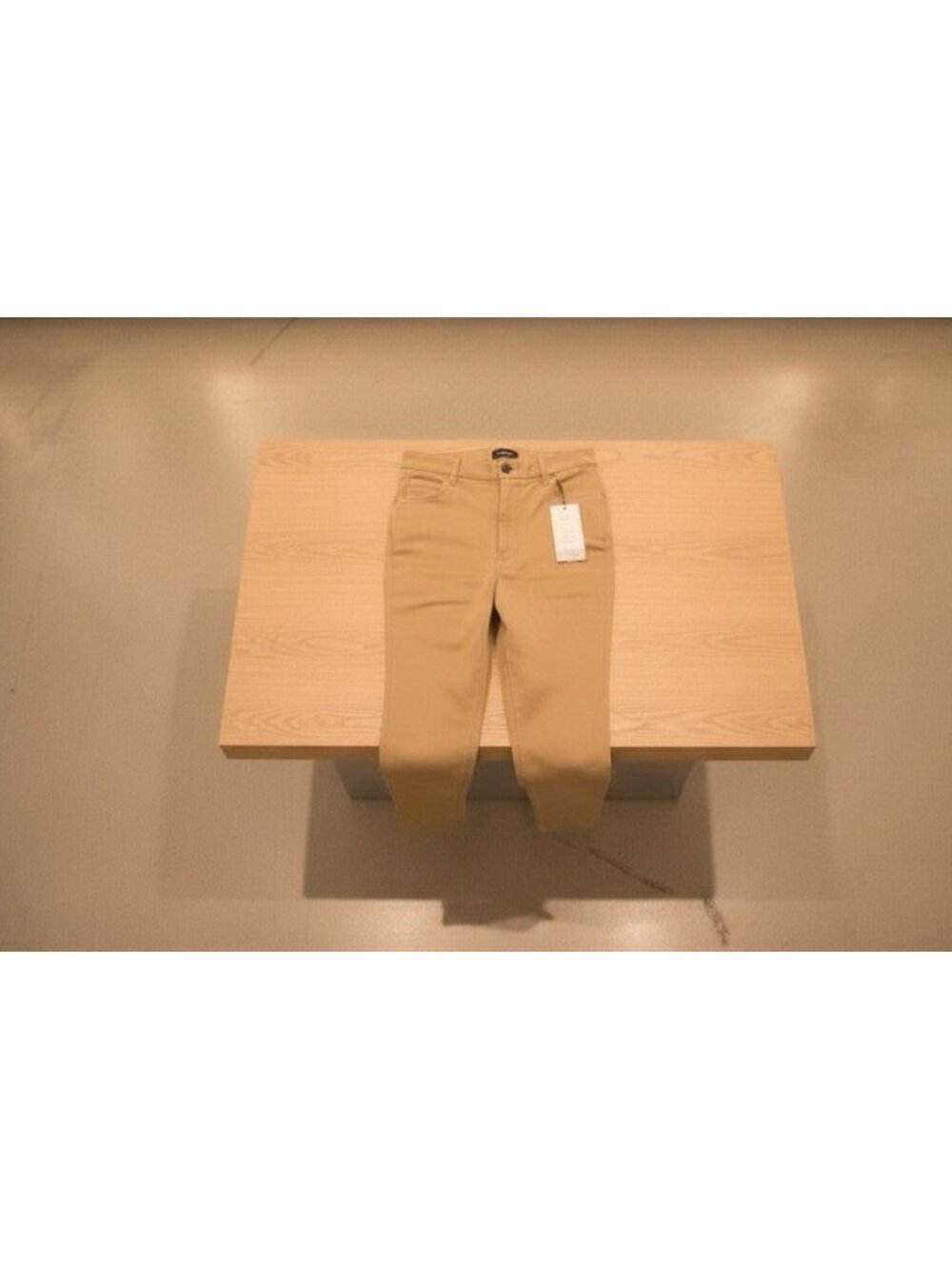 Hugo Boss Orange Mens Slim-Fit Tan Chino Pants Casual Modern Design - Picture 3 of 7